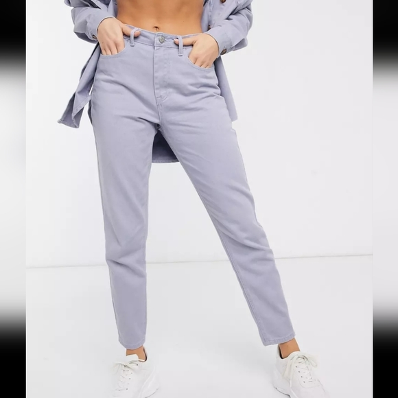 *BRAND NEW* Lilac Riot Mom Jeans - US 12 - by Missguided - Picture 1 of 1